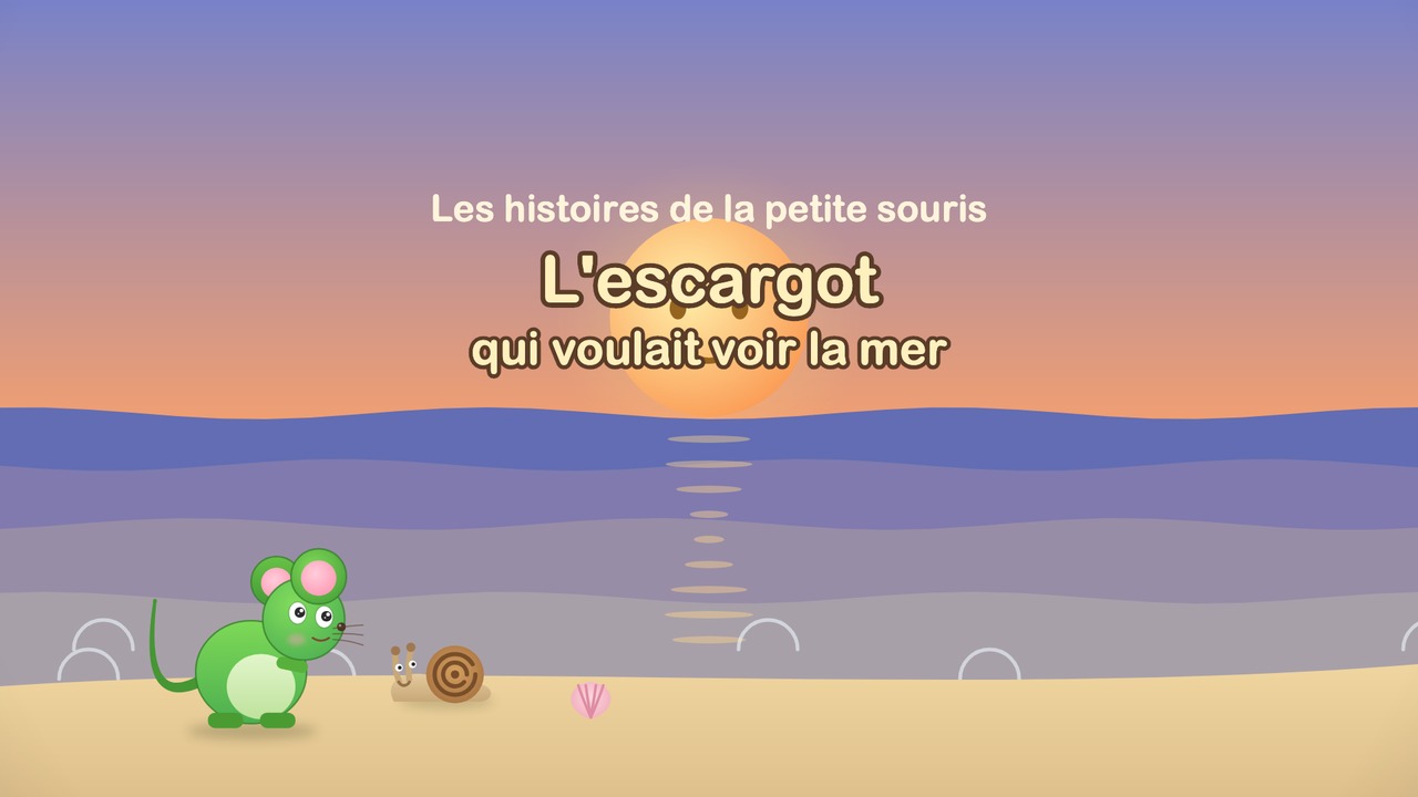 L'escargot qui voulait voir la mer, histoire du soir